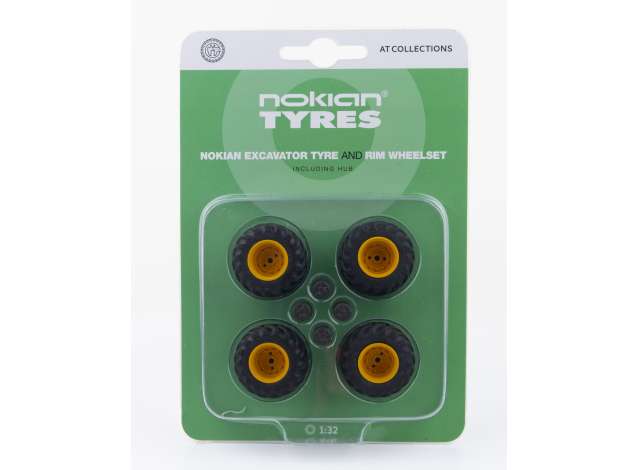 AT-Collections | Tools & Accessoires   Wheels & Rims | AT3200102 | 1/32 | Nokian Single Tyre and rim wheelset including hub.

!! This ITEM WILL CHANGE TOO AT3200106 !! | 