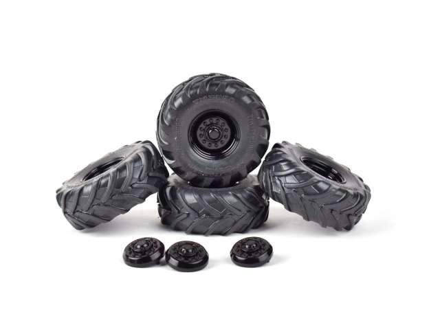 AT-Collections | Trelleborg Wheels & Rims | AT3200129 | 1/32 | Trelleborg TM3000 VF 620/70R26 Tyre and Rim Wheelset (Black)
 | 